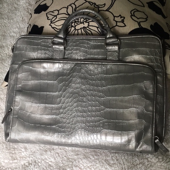 croc laptop bag
